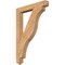 Ekena Millwork Funston Arts & Crafts Smooth Bracket, Western Red Cedar, 3 1/2"W x 28"D x 40"H BKT04X28X40FST03SWR - alternate 1